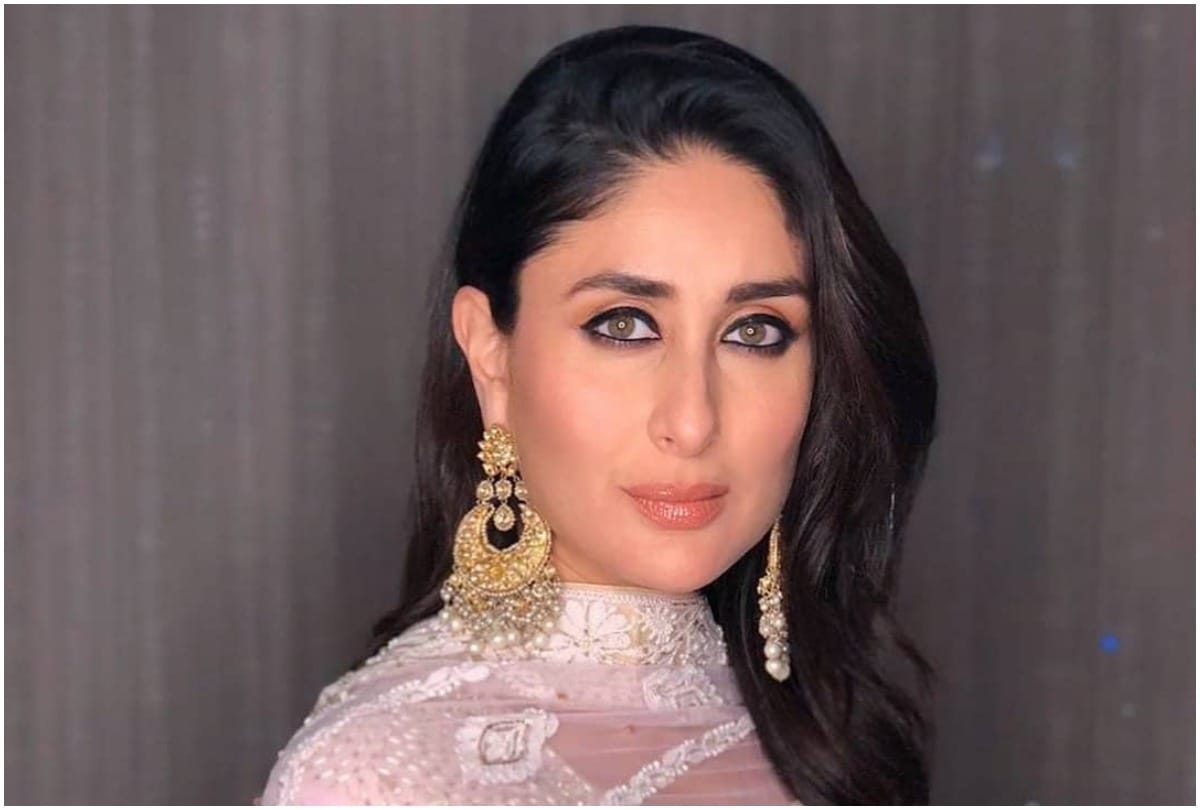 kareena kapoor looks glamorous in ivory peach lehenga perfect for wedding function