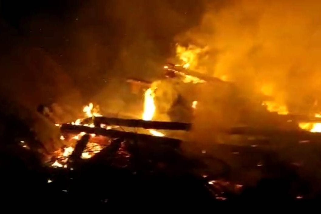 fire incident in chopal