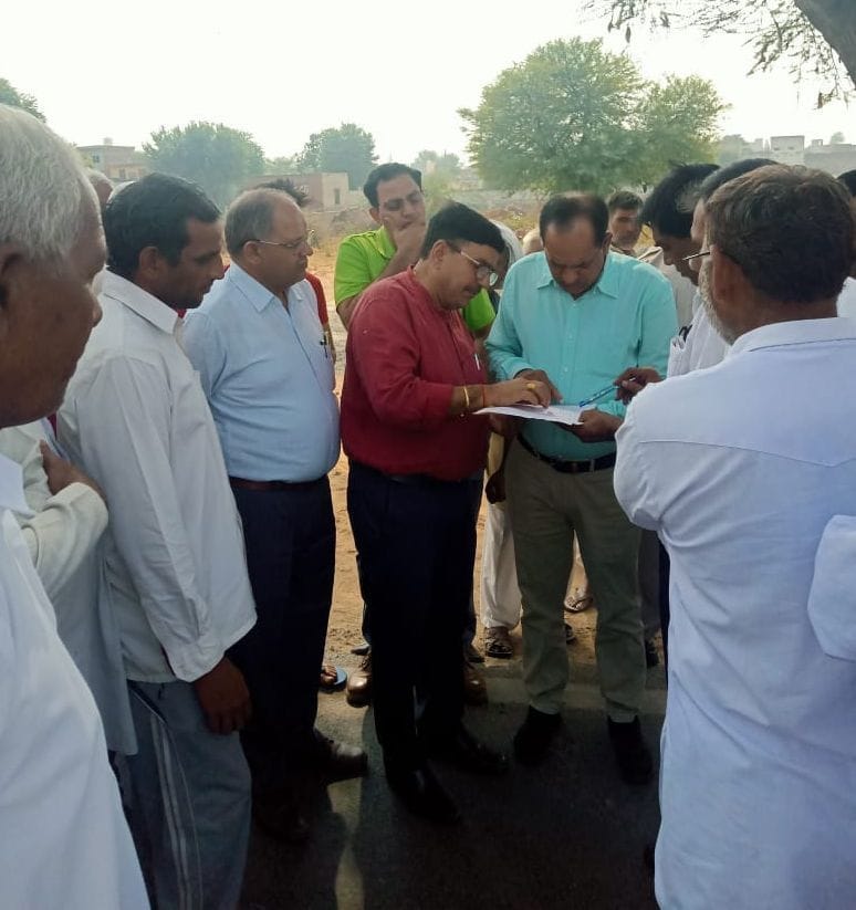 Deputy Commissioner arrived to inspect selected site for bus stand construction in Kadama