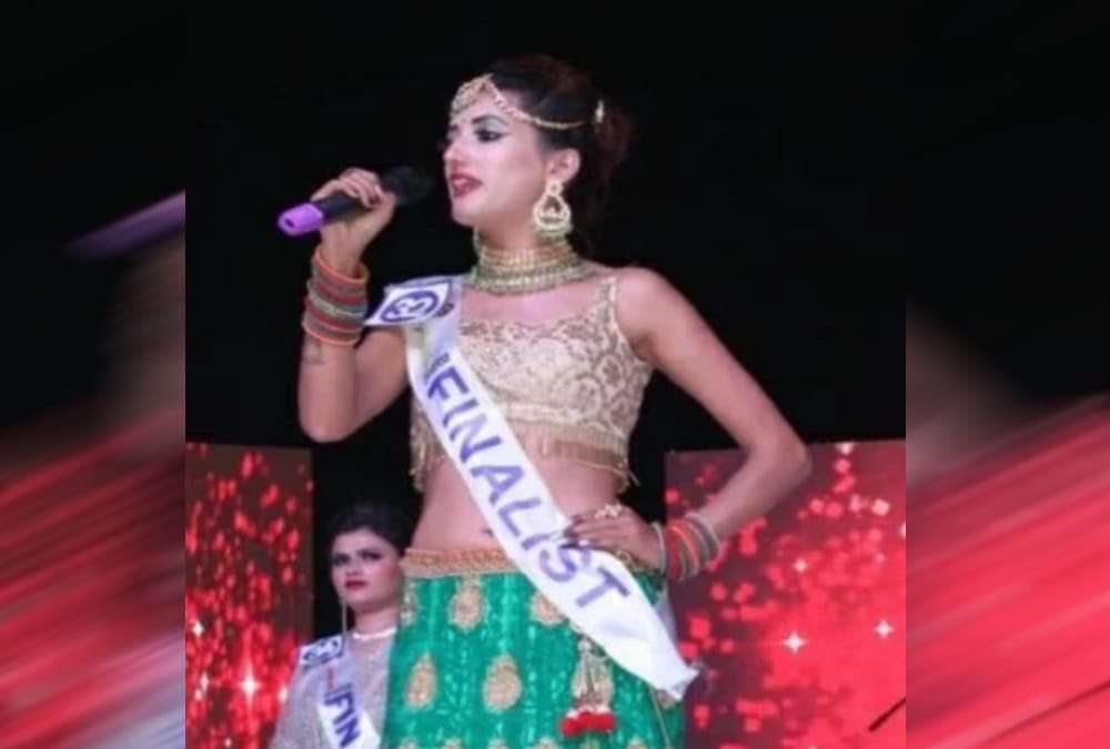 Journalism student Sangeeta won the title of Mrs. Universe