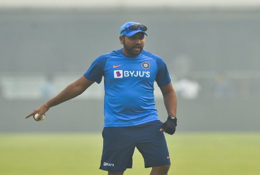 Rohit sharma gives India an injury scare, gets hit on thigh during practice