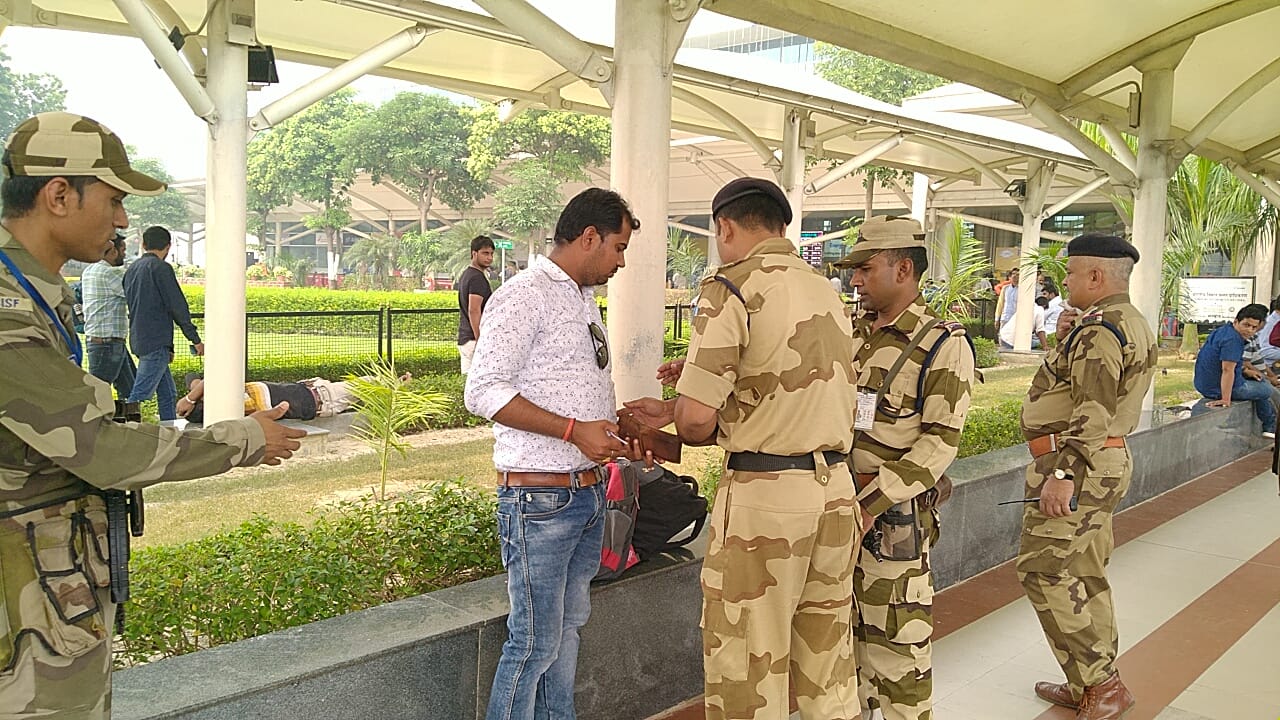 Alert at Varanasi airport after receiving explosive bag at New Delhi Airport
