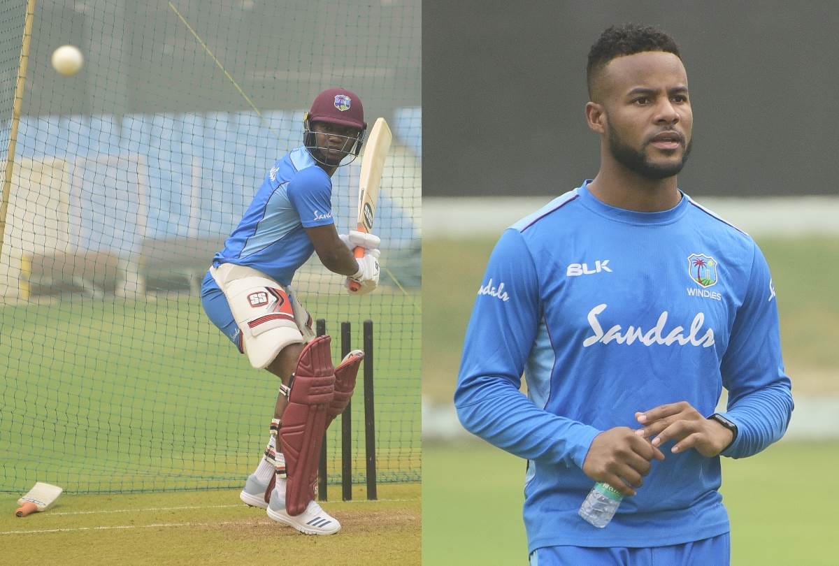 west indies team practice in ekana Cricket Stadium
