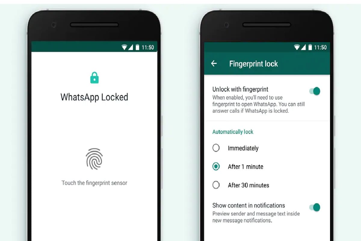WhatsApp Gets Fingerprint Lock Feature for Android user know how to use it