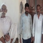 शहीद मनवीर के पिता और भाई