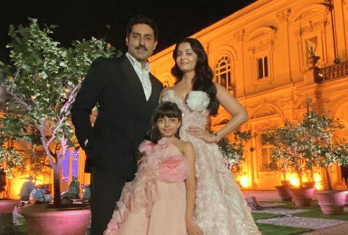 aishwarya rai with abhishek bachchan and daughter aaradhya see pics