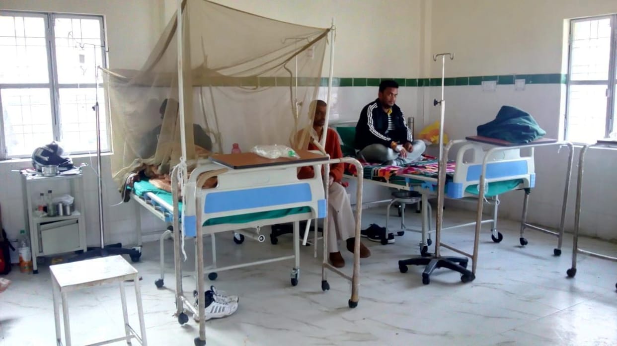 Three dengue patients admitted in district hospital