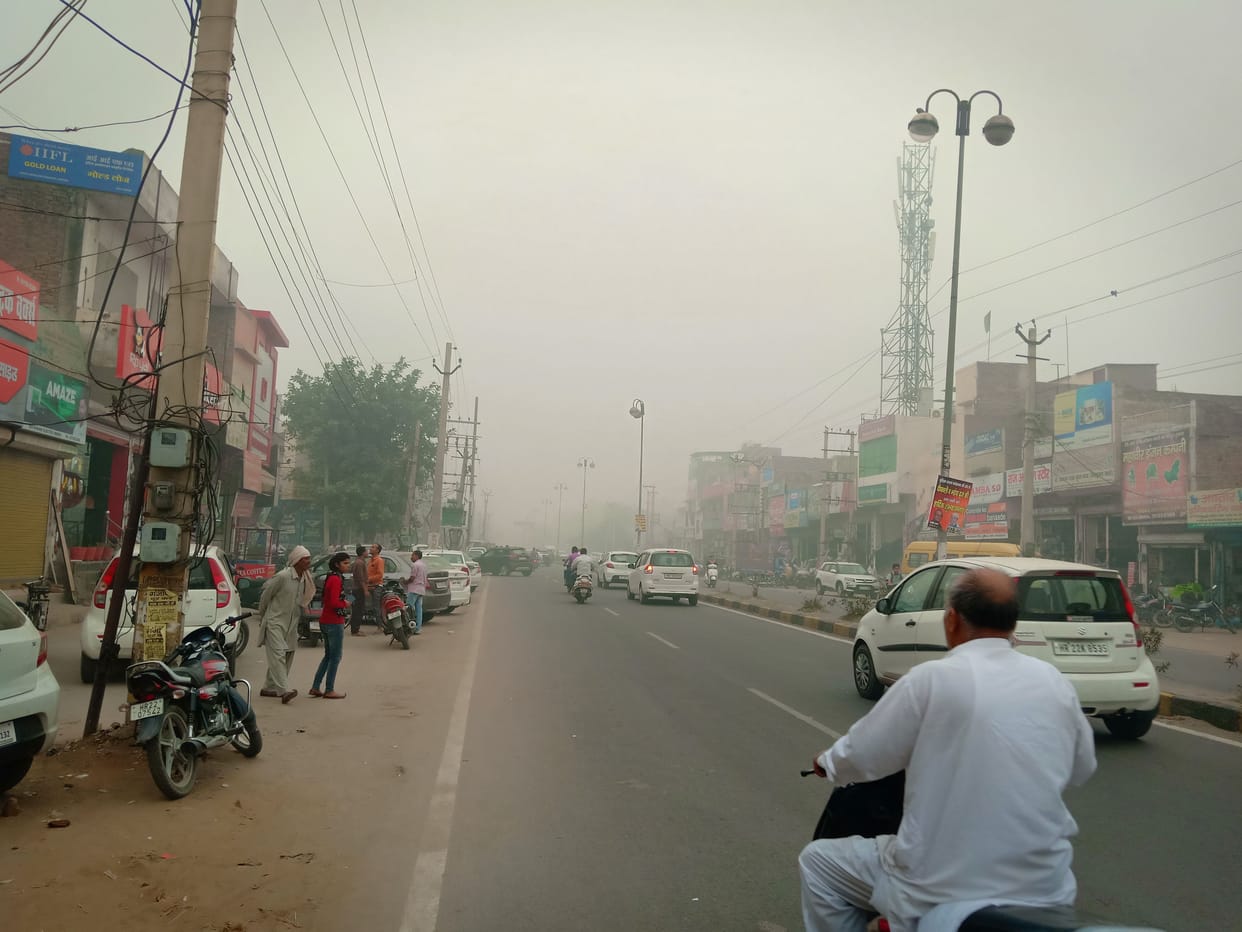 fatehabad very worst air in hole state