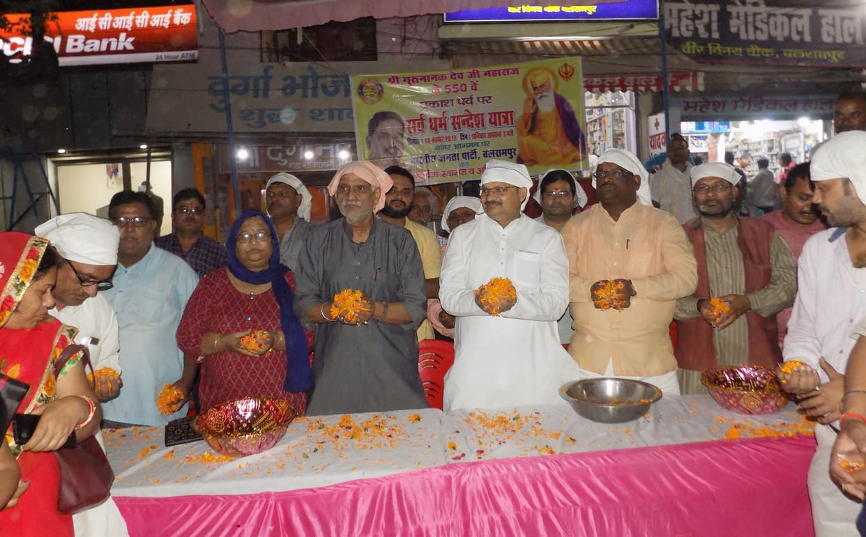 Grand reception of Sarvadharma Sambhav Sandesh Yatra