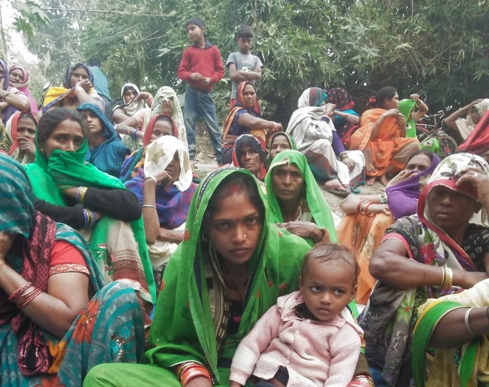 Laborer's body reached home from Delhi, created chaos