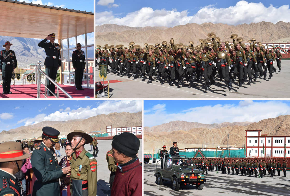 164 YOUNG SOLDIERS JOIN LADAKH SCOUTS REGIMENT IN Regimental Centre, Leh