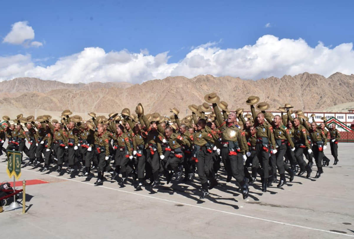 164 YOUNG SOLDIERS JOIN LADAKH SCOUTS REGIMENT IN Regimental Centre, Leh