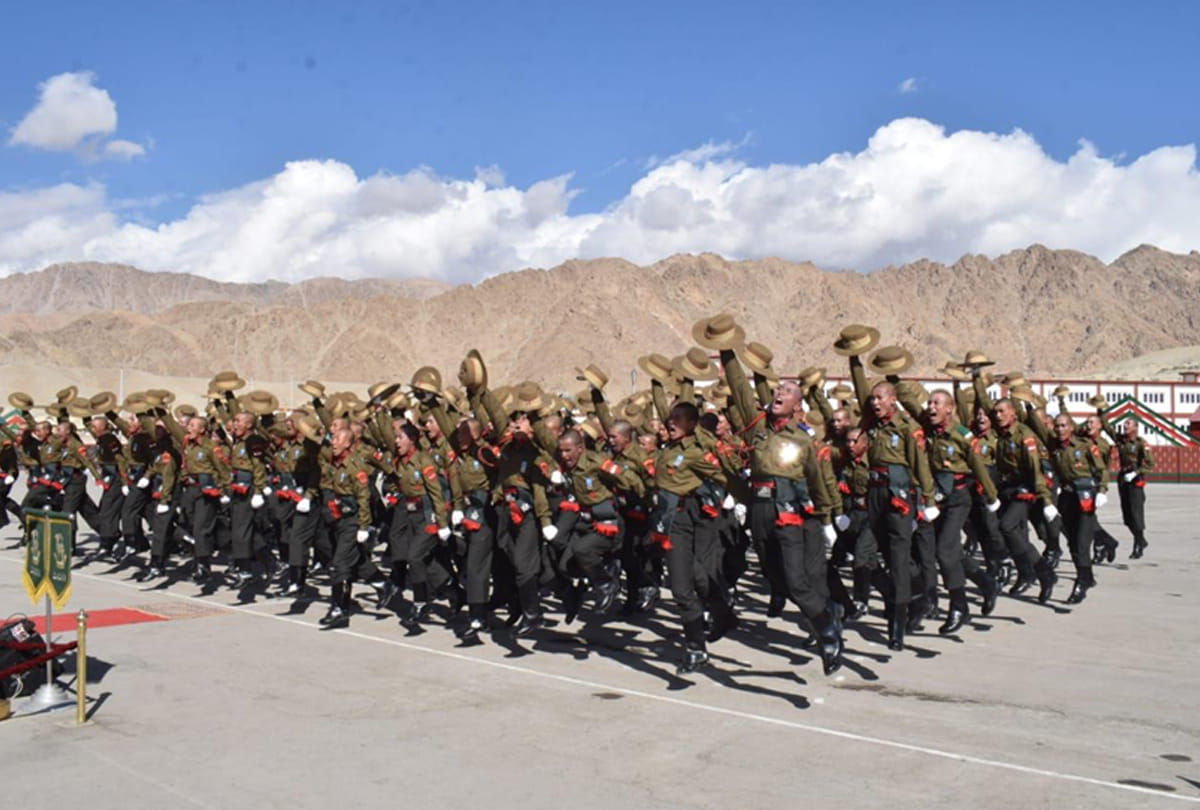 164 YOUNG SOLDIERS JOIN LADAKH SCOUTS REGIMENT IN Regimental Centre, Leh