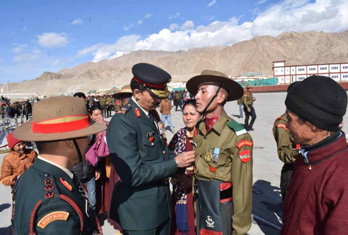 164 YOUNG SOLDIERS JOIN LADAKH SCOUTS REGIMENT IN Regimental Centre, Leh