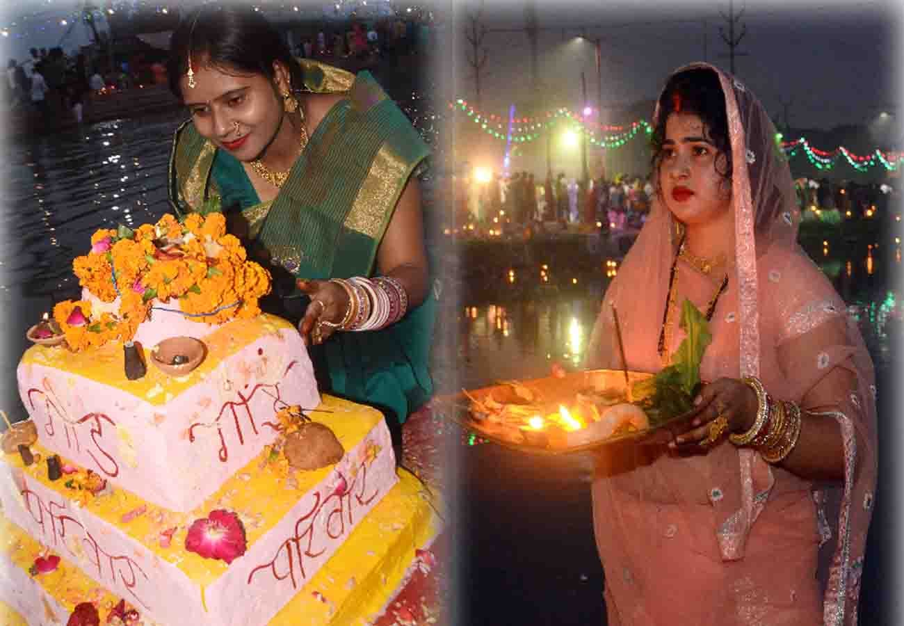 chhath puja 2019 celebration in kanpur