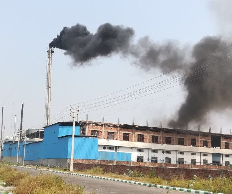 production stopped at 1100 factory in sonipat due to pollution