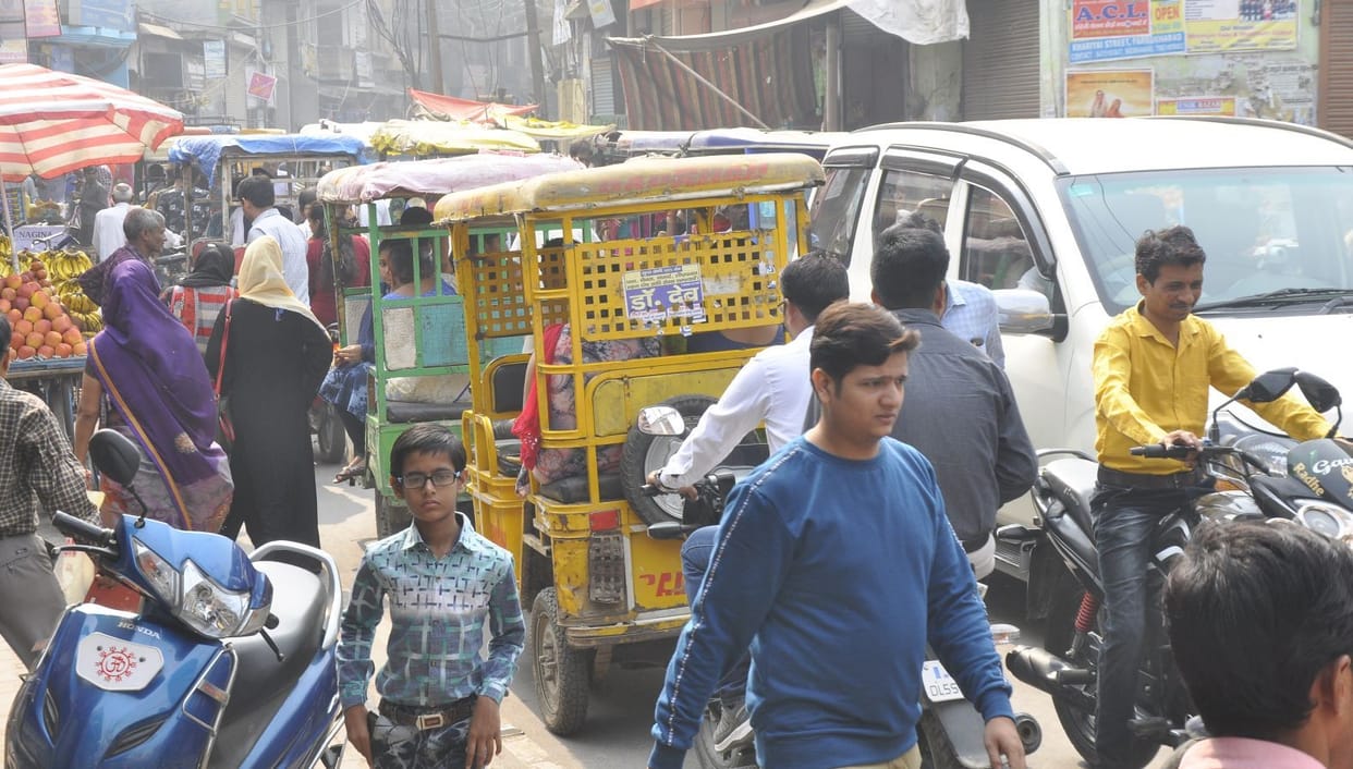 Jammed due to deteriorated traffic system
