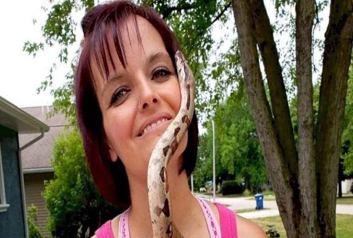 Woman found dead with python wrapped around her neck in Indiana