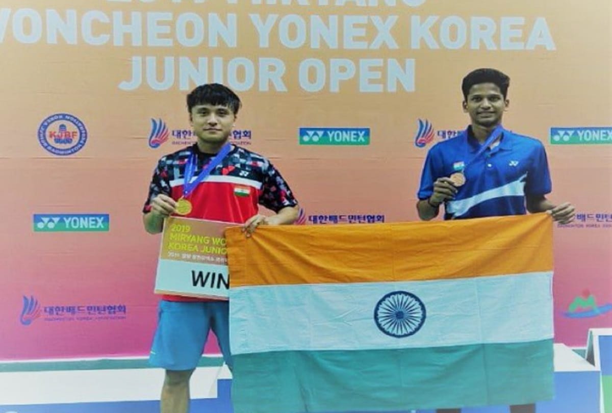 Indias Meiraba Luwang wins Woncheon Yonex Korea Junior Open Satish kumar clinches bronze