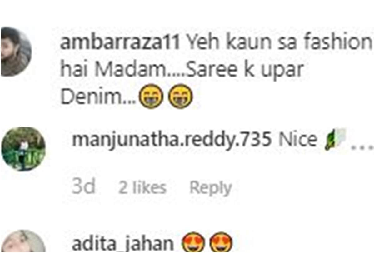 TMC MP bengali actress nusrat jahan instagram saree Photos with denim jacket are viral and trolled