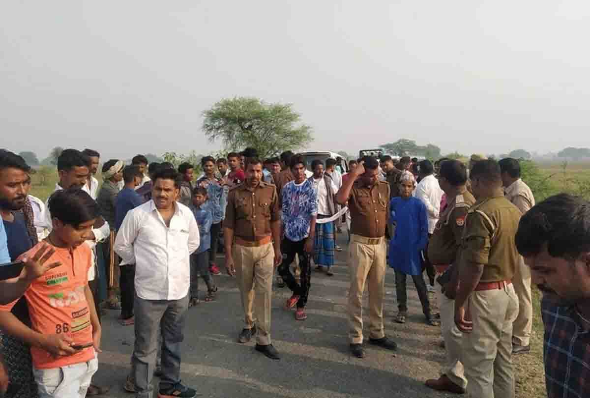 dead body of a young man found floating in the roadside