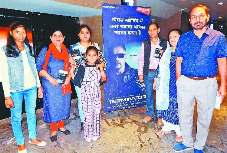 special screening of movie terminator dark fate by amar ujala at chandigarh