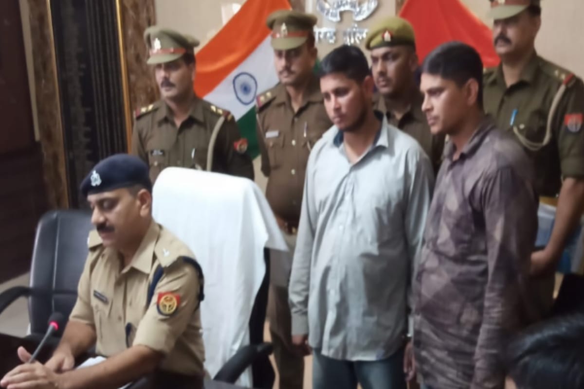 Meerut police arrested two criminals nfamous Sharad gang