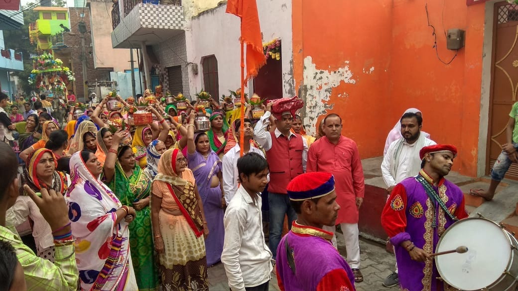 Shriram's procession was taken out with devotion
