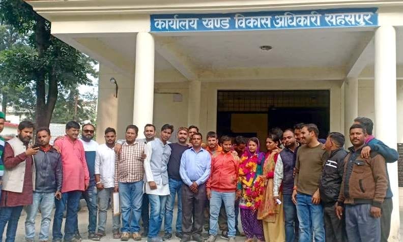 Seema Devi becomes uncontested block chief in Sahaspur
