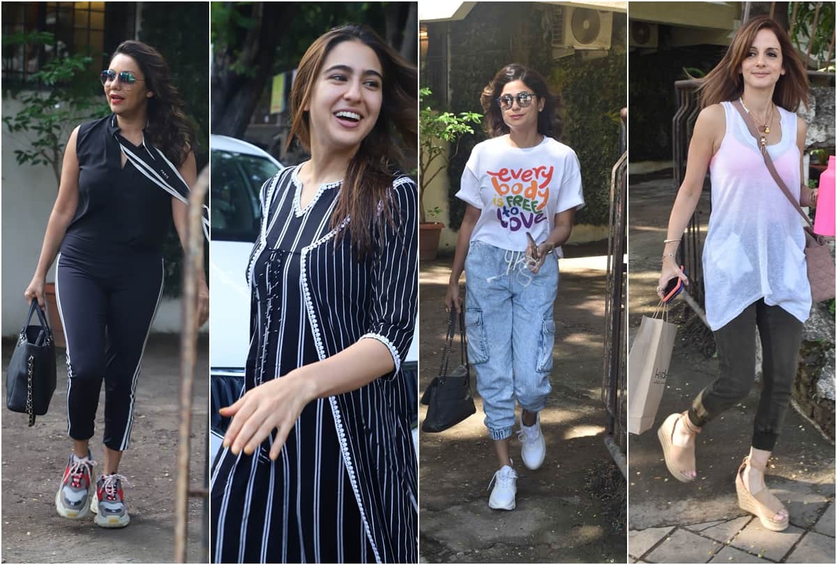 Spotted Anushka Ranbir Gauri Sara Shahrukh Ranveer Alia Sunny Janhvi Shahid kapoor Ananya Bhumi