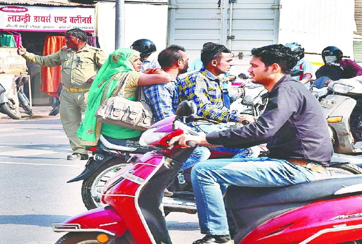 helmet is mandatory for both person on two wheeler