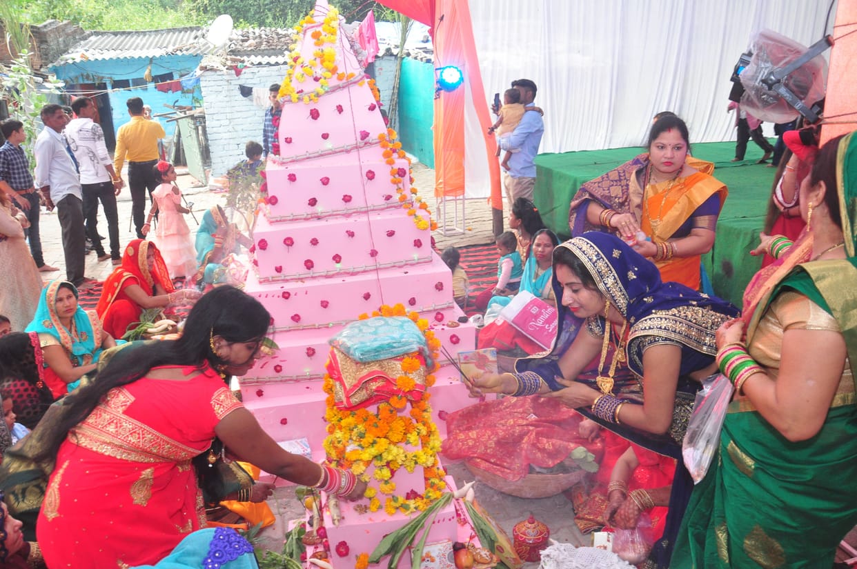 chhath puja in jhansi