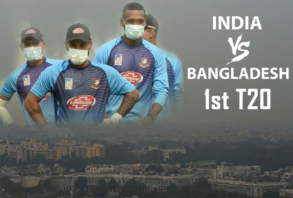 INDvBAN: Sourav ganguly congratulates player after first t20 played in Delhi under pollution