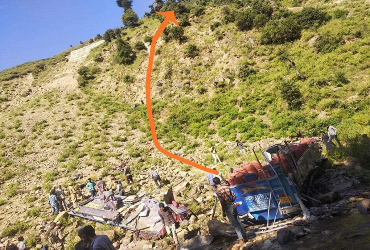 jammu kashmir kishtwar mini bus accident, investigation limited in files only