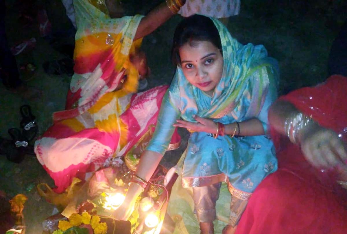 Chhath Puja on banks of Tavi River jammu kashmir