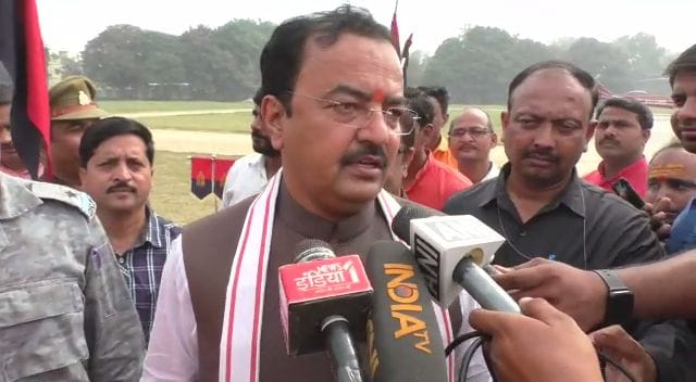 Deputy CM Keshav prasad maurya reached Varanasi