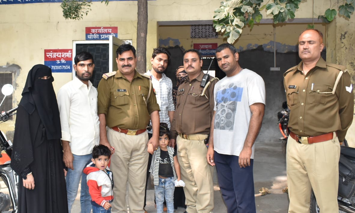 Two children missing from Pathanpura grass market met police checkpoint
