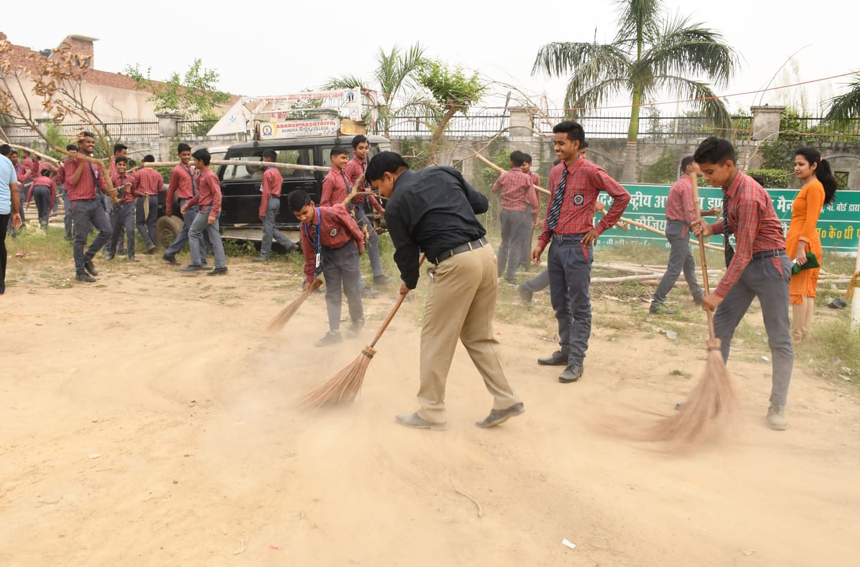 clean india, mainpuri