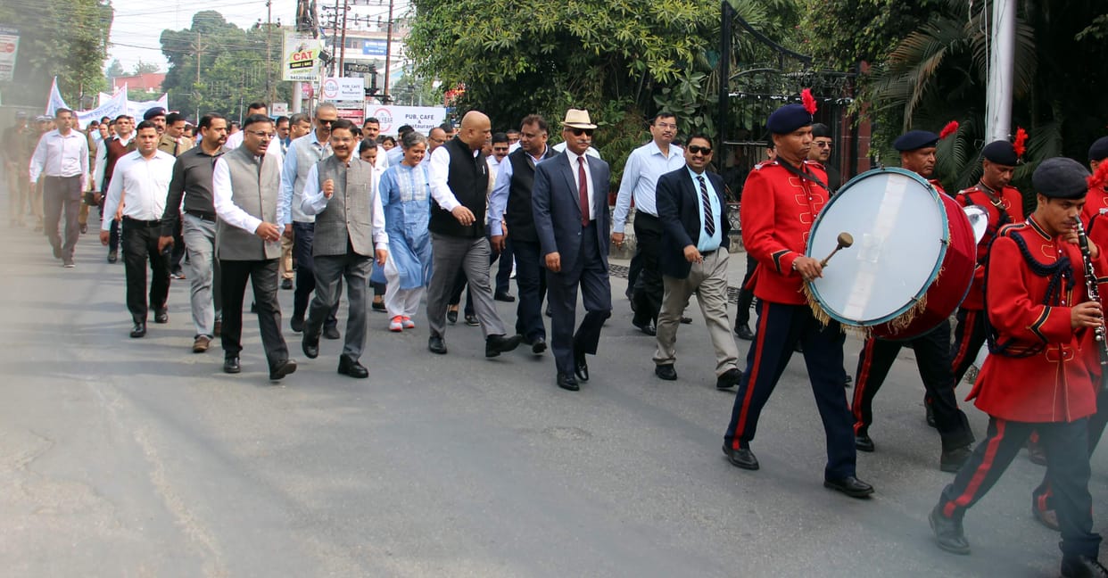 Police holds awareness rally in support of Green Doon