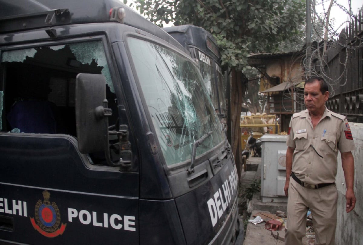 Ten people including two women arrested in connection with stone-pelting at a police vehicle in Seemapuri