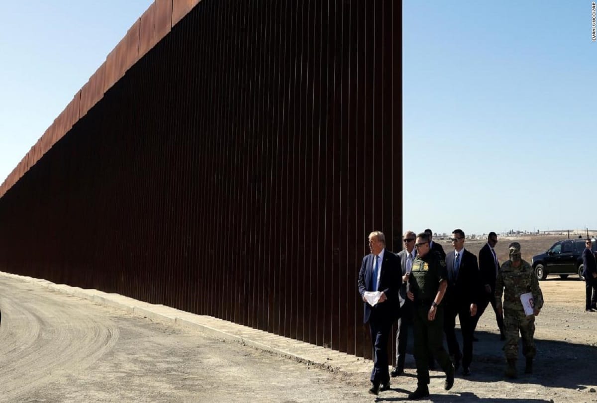 Mexican smugglers breach Donald Trump security wall