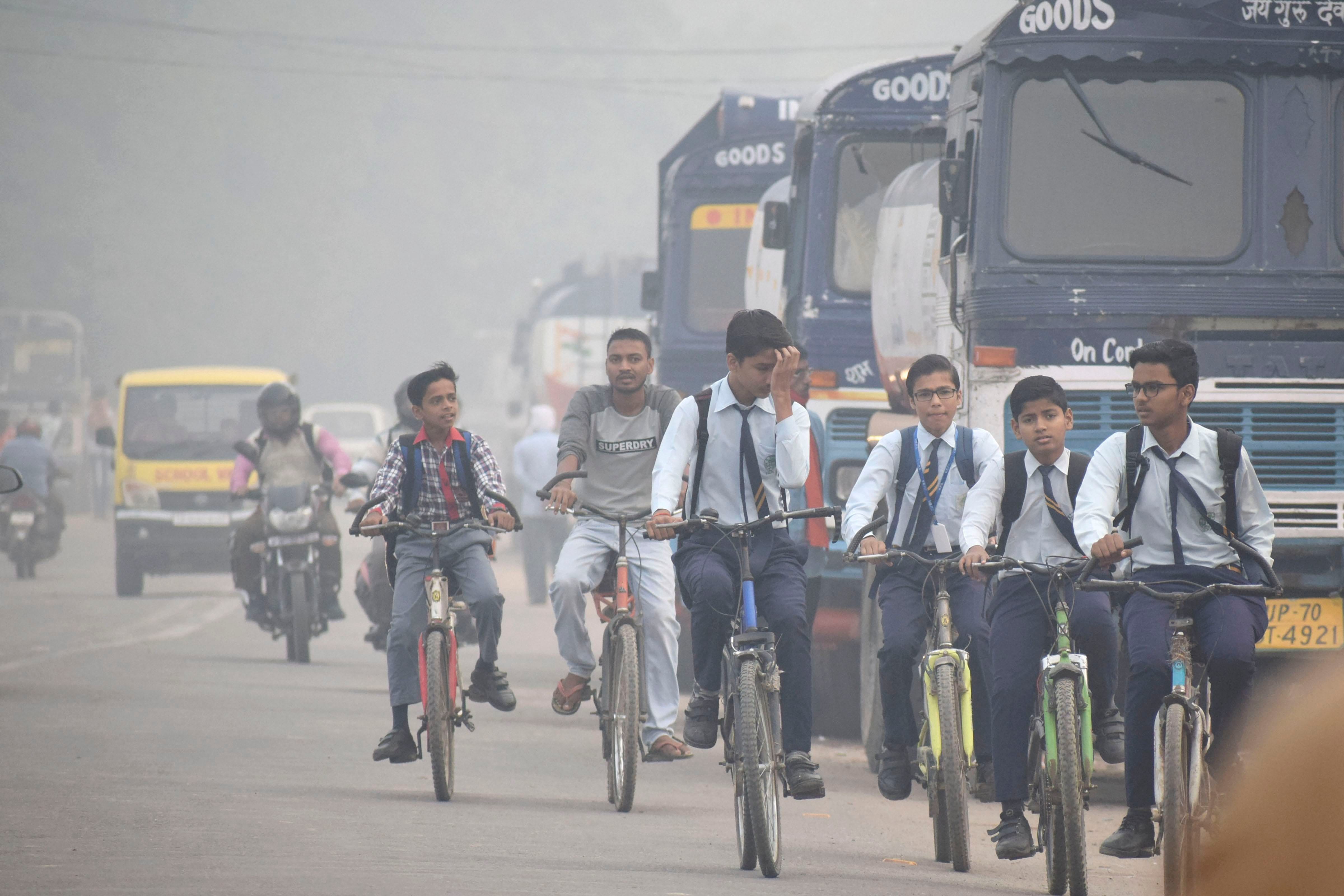 Two Seasons In Country See In Photos, in Southwest raining in North India poisonous air