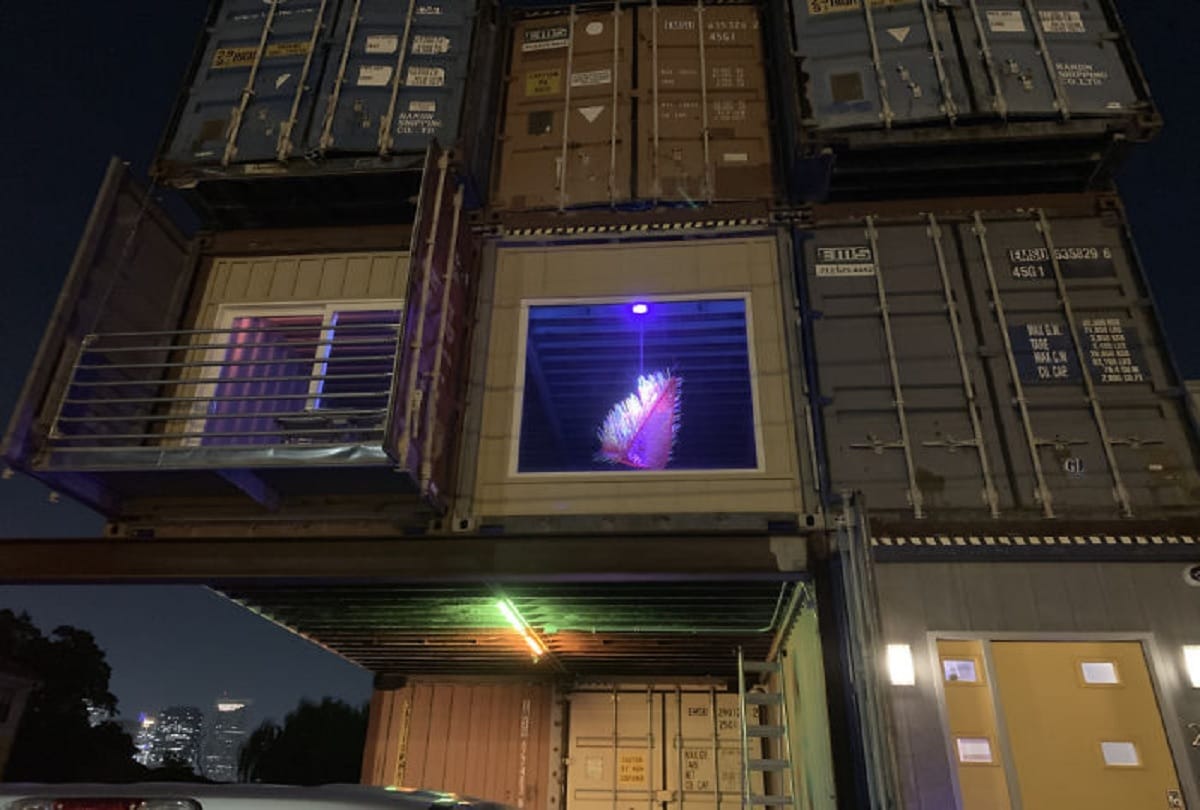 Man Builds 3 storey Dream Home from 11 Shipping Containers in Houston Texas