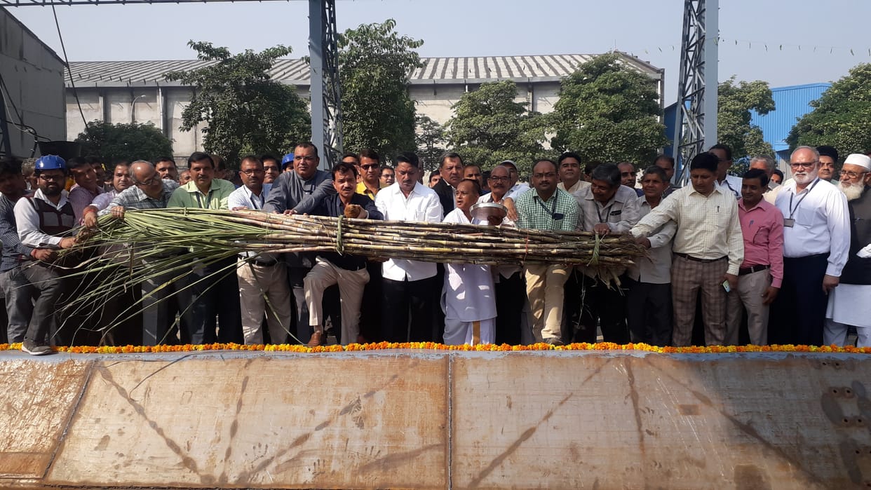 Crushing session of Dhampur and Afzalgarh sugar mill starts