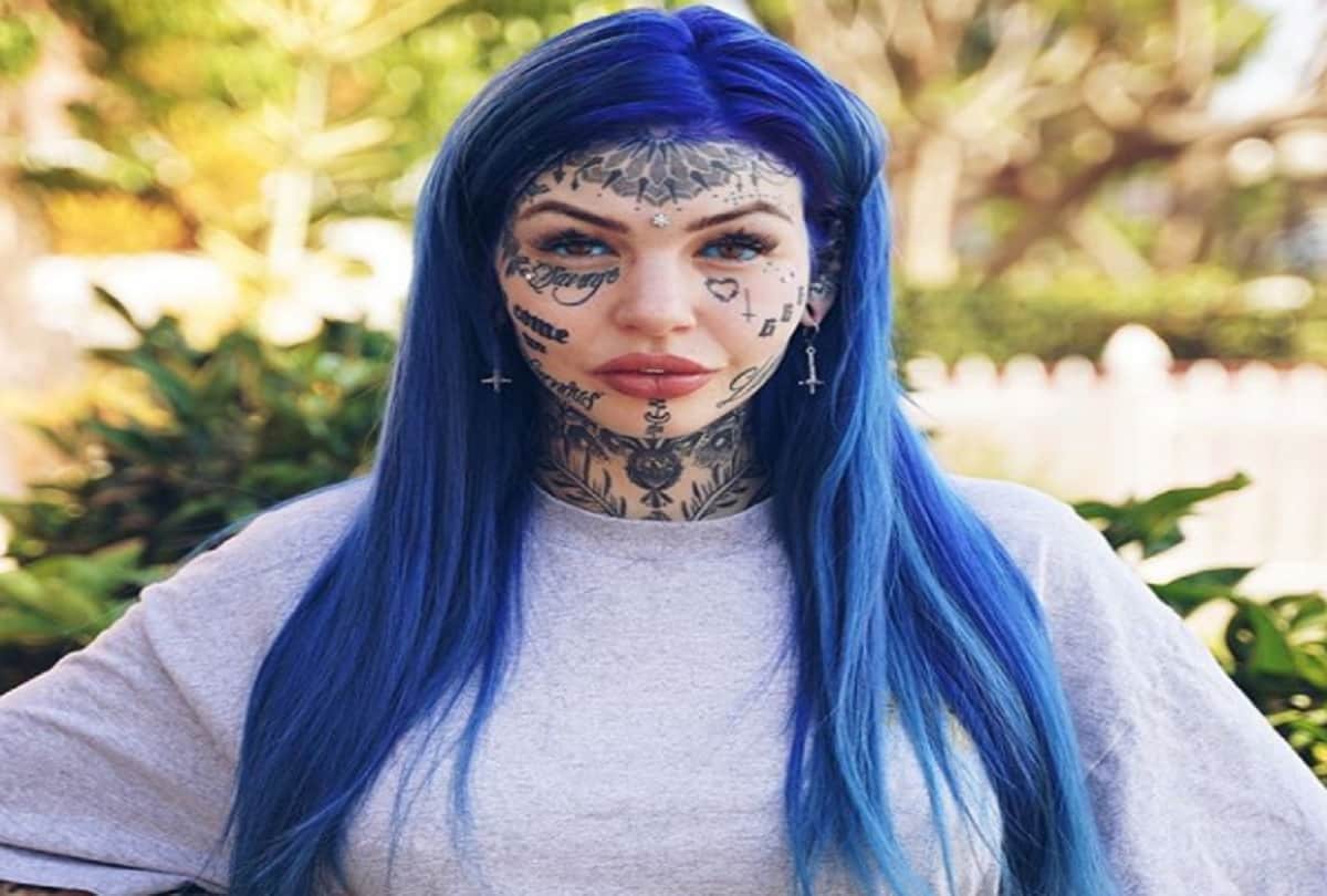 Dragon girl goes blind for three weeks after getting excruciating blue tattoos on her eyeballs
