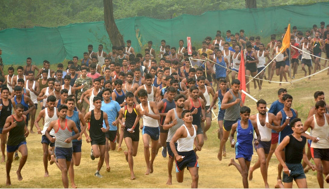 Army rally bharty in varanasi fifth day