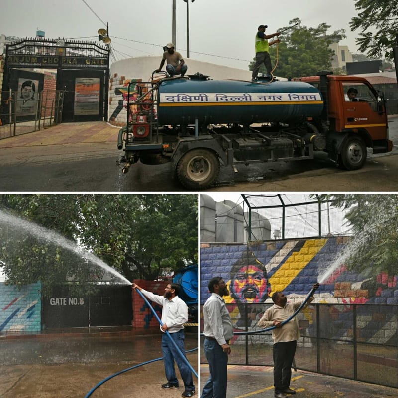 INDvBAN: Sourav ganguly congratulates player after first t20 played in Delhi under pollution
