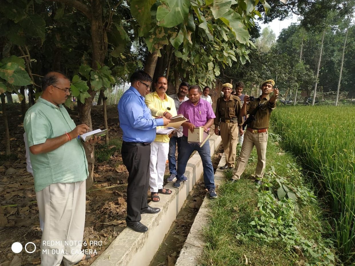 Dm inspection in thawaipar village