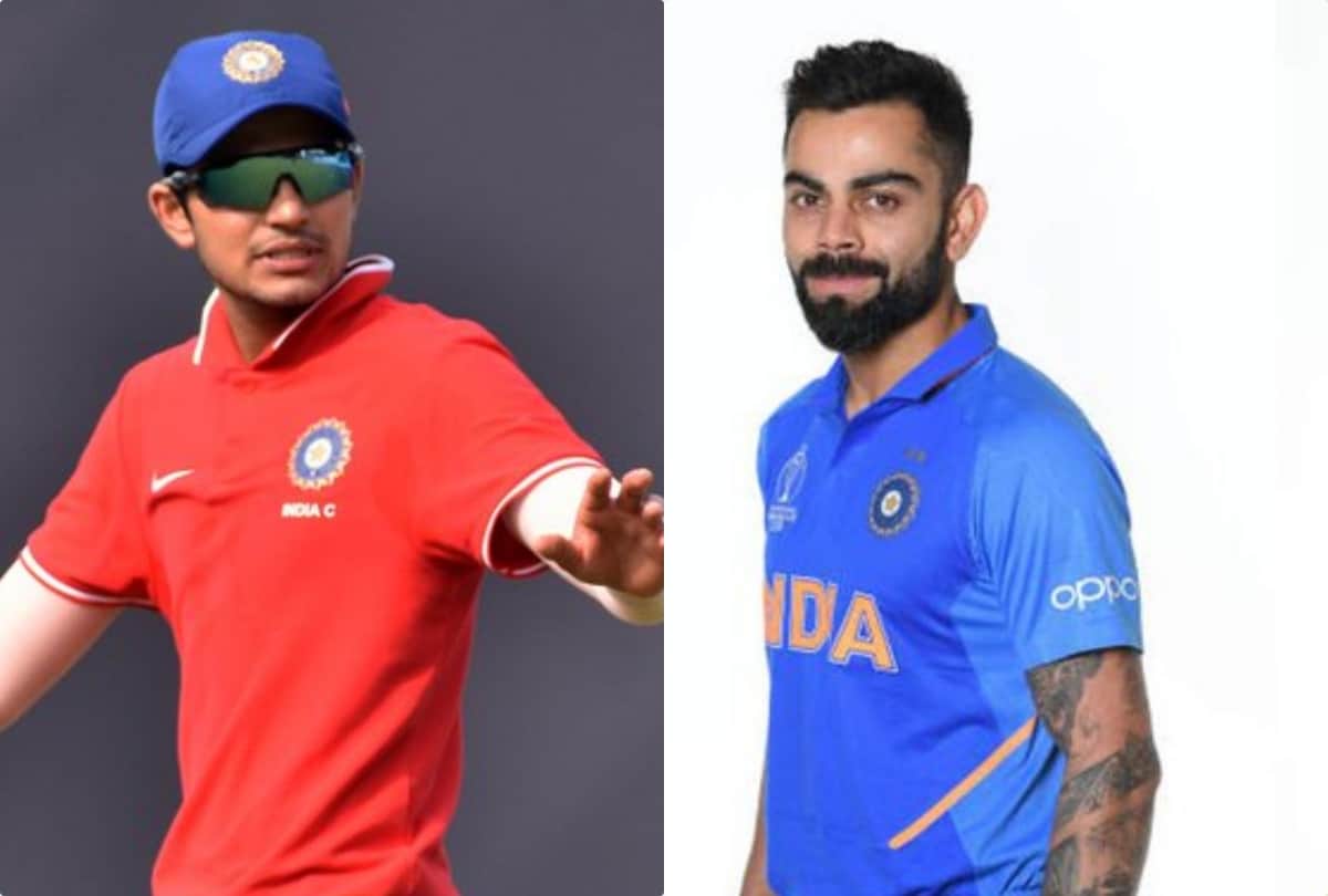 Shubman Gill  breaksvirat kohlis 10-yr-old record in Deodhar Trophy 