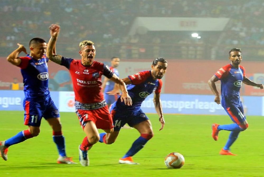 ISL 2019: jamshedpur fc vs bengaluru fc ends with goalless draw